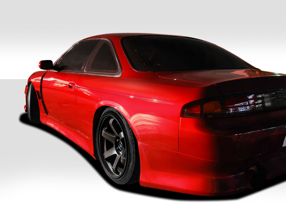 1997-1998 Nissan 240SX S14 Duraflex V-Speed Wide Body Kit - 8 Piece