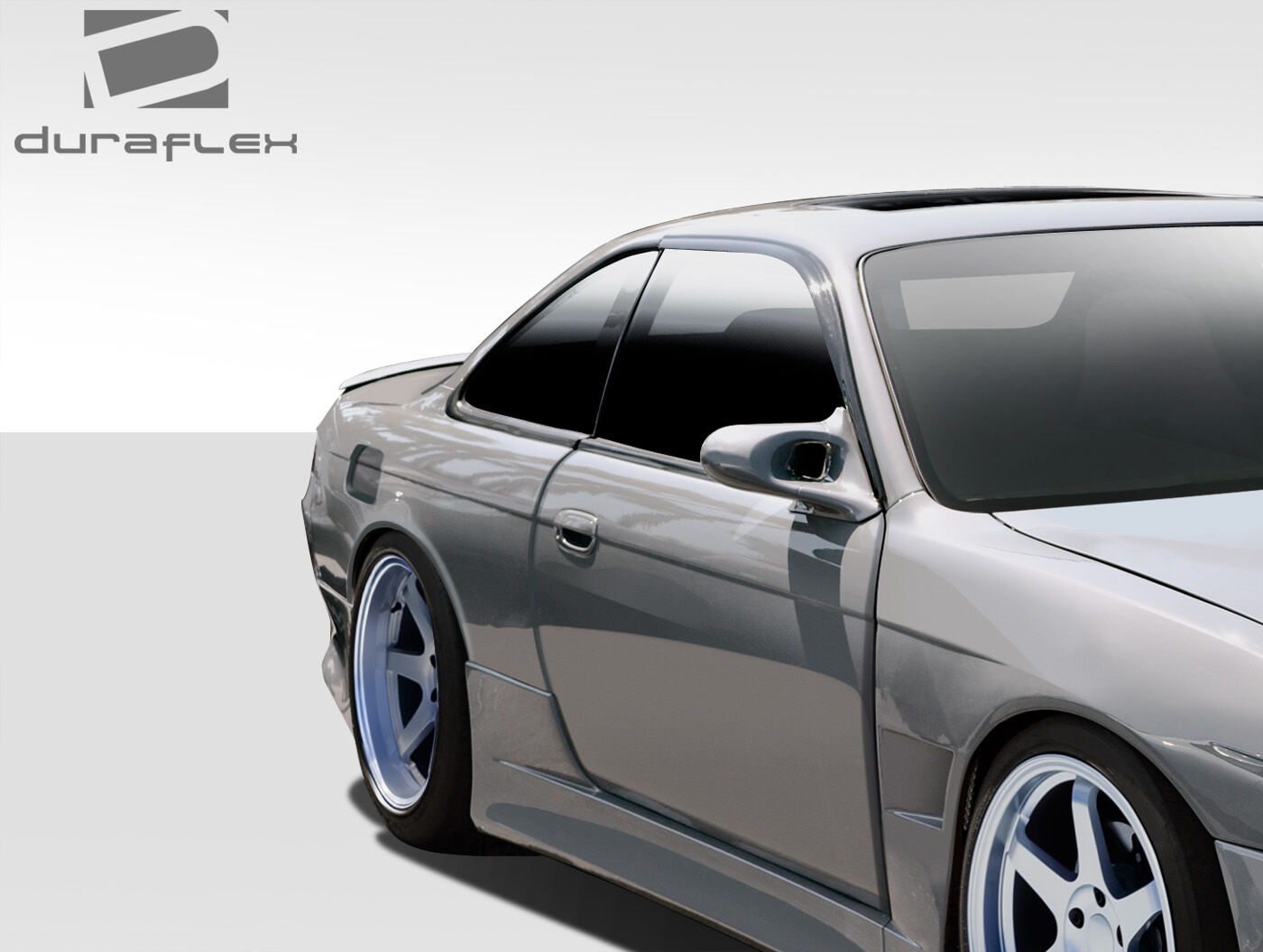 1995-1998 Nissan 240SX S14 Duraflex V-Speed Wide Body Rear Fenders - 2 Piece