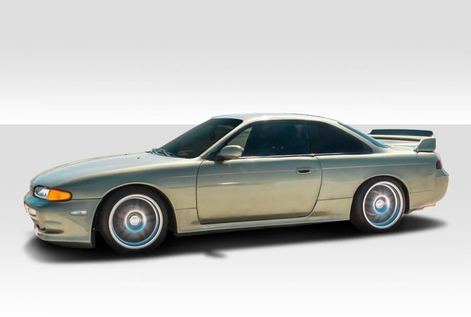 1995-1998 Nissan 240SX Duraflex N Sport Side Skirt Rocker Panels - 2PC - 109554