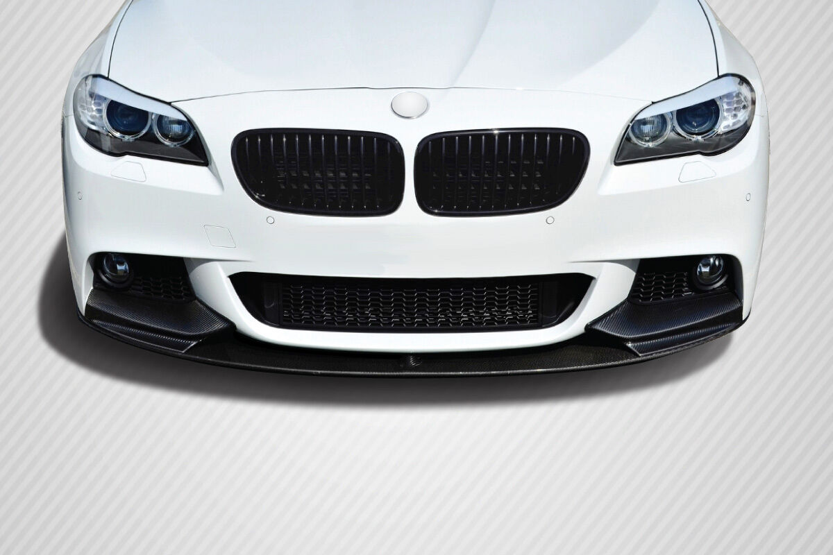 2011-2016 BMW 5 Series F10 Carbon Fiber M Performance Look Front Lip Splitter (