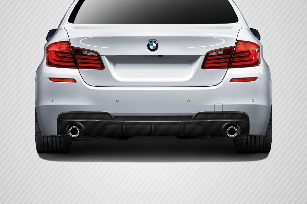 2011-2016 BMW 5 Series F10 Carbon Fiber M Performance Look Rear Diffuser ( will