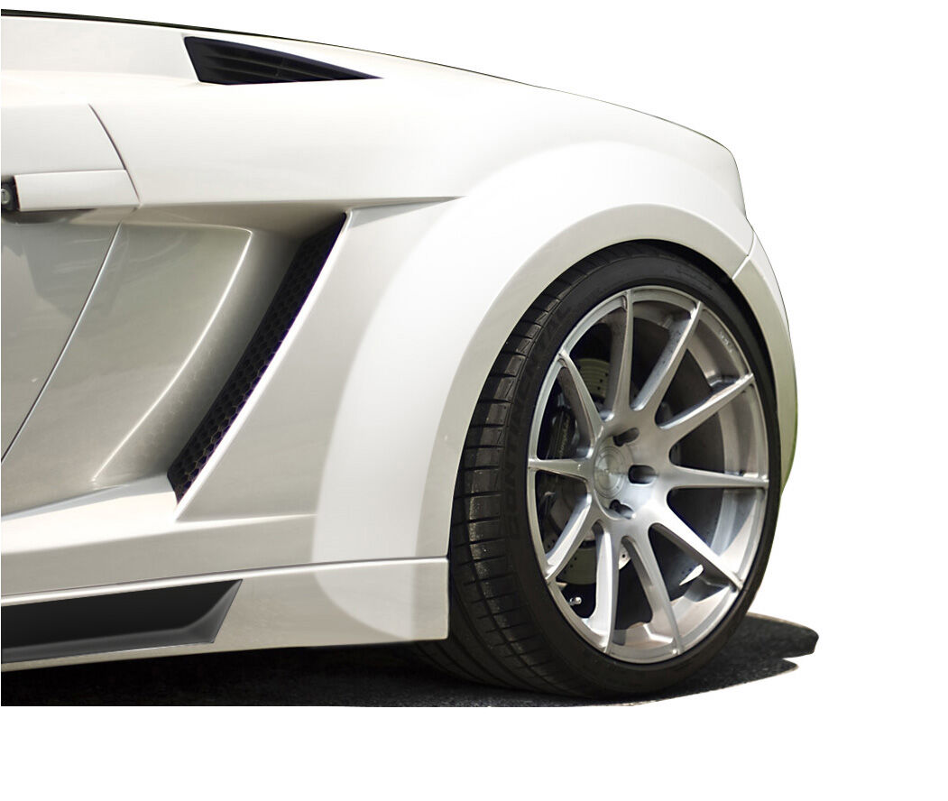 2004-2008 Lamborghini Gallardo AF-1 Wide Body Rear Fender Flares (GFK) 2PC - 109606