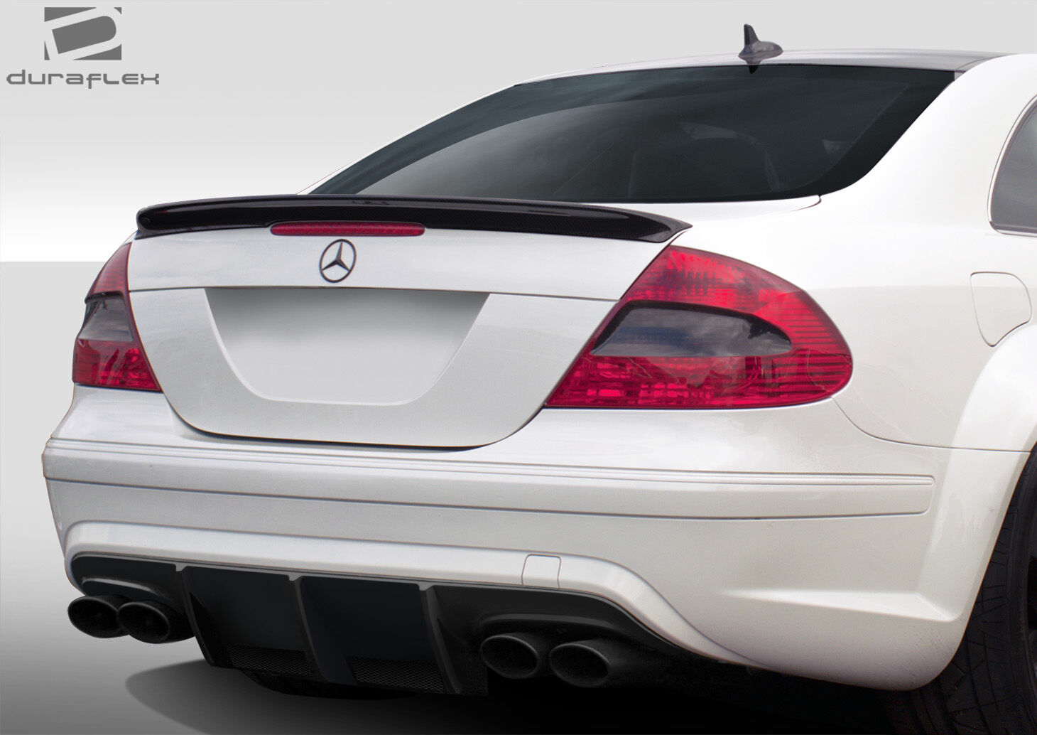 2003-2009 Mercedes CLK W209 Duraflex Black Series Look Wide Body Rear Bumper Cover - 1 Piece