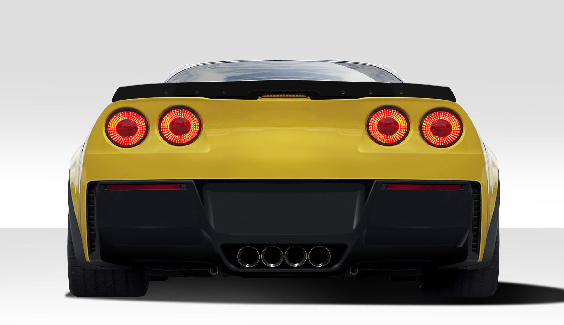 2005-2013 Chevy Corvette C6 Duraflex Stingray Z Rear Wing Spoiler - 2PC - 109691
