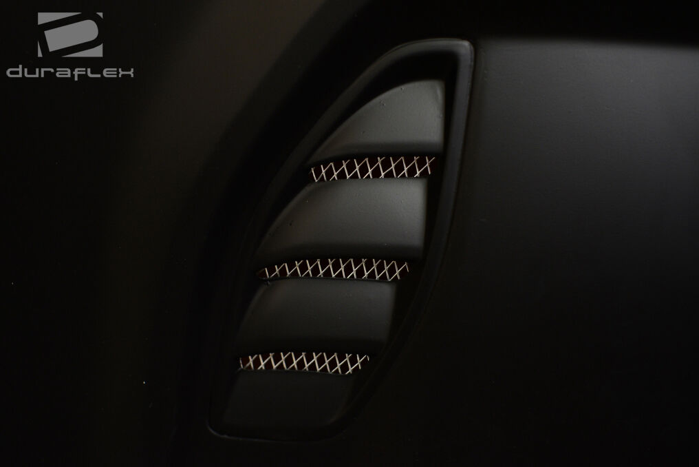 2007-2018 Jeep Wrangler Duraflex Power Dome Hood - 1 Piece