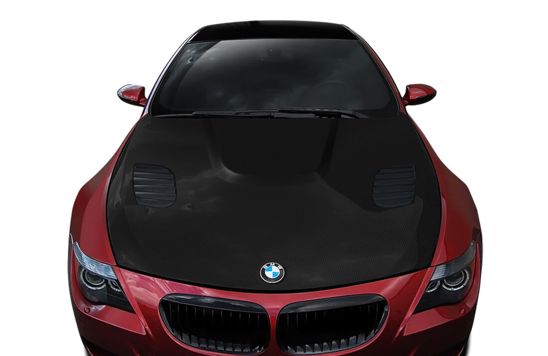 2004-2010 BMW 6 Series M6 E63 E64 Carbon AF-1 Hood (CFP) 1PC - 109741
