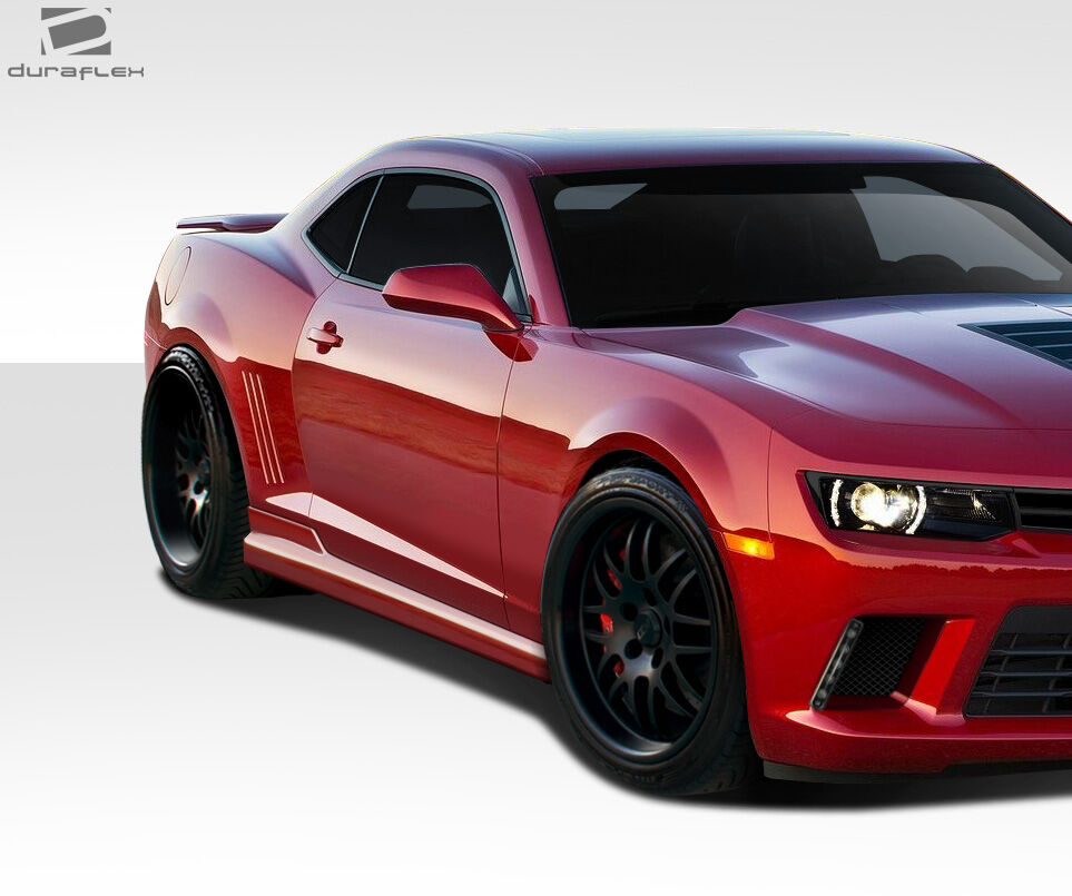 2010-2015 Chevrolet Camaro Duraflex GT Concept Side Skirt Rocker Panels - 2 Piece