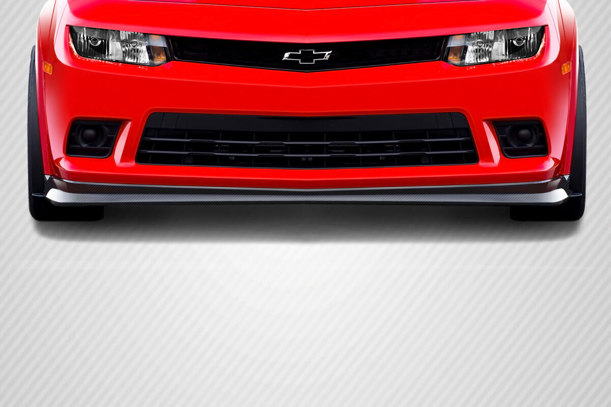 2010-2015 Chevy Camaro Carbon Fiber Z28 Look Front Lip Under Air Dam Spoiler - 1