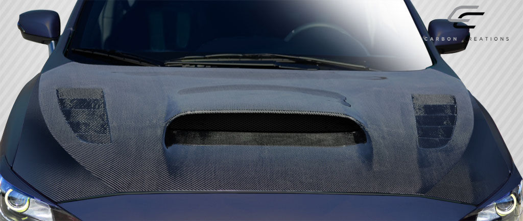 2015-2021 Subaru WRX Carbon Creations NBR Concept Hood - 1 Piece