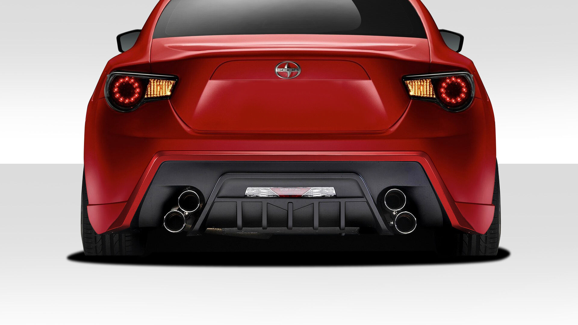 Duraflex W-1 Style Fiberglass/FRP Rear Bumper for 2013-2019 Scion FRS - 109970