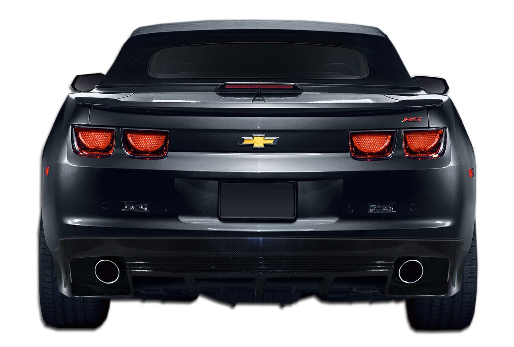 2010-2013 Chevy Camaro Carbon Fiber GM-X Rear Lip Under Spoiler Air Dam - 1 Piec