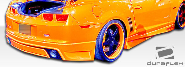 2010-2013 Chevrolet Camaro V6 Duraflex Racer Rear Lip Under Spoiler Air Dam - 1 Piece