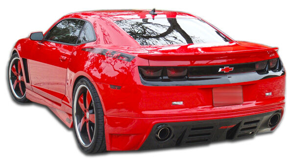 2010-2013 Chevy Camaro V8 Duraflex Racer Rear Lip Under Spoiler Air Dam - 1PC -