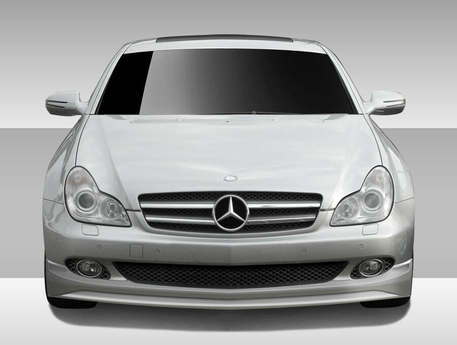 Duraflex Eros Version 1 Style Fiberglass/FRP Front Bumper Lip/Add On for 2006-2008 Mercedes CLS - 112066