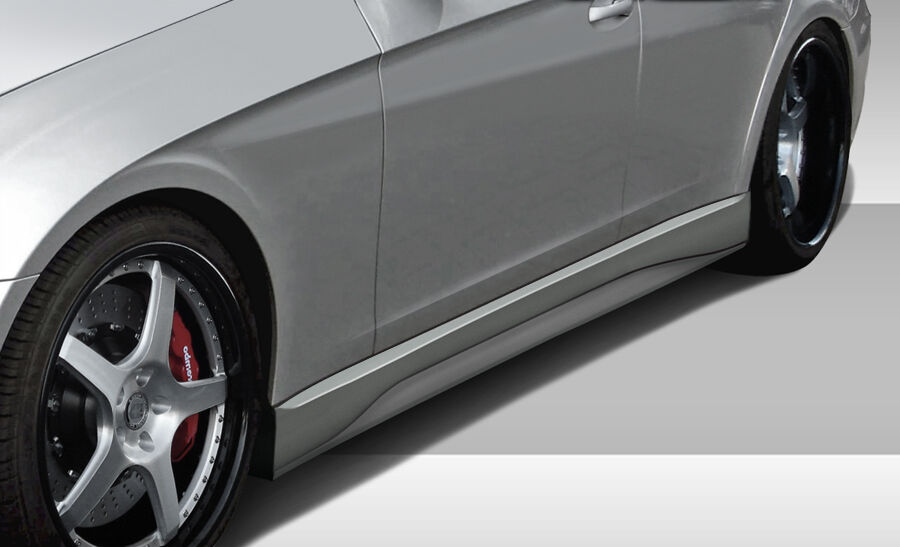 Duraflex Eros Version 1 Style Fiberglass/FRP Side Skirts for 2006-2011 Mercedes CLS - 112067