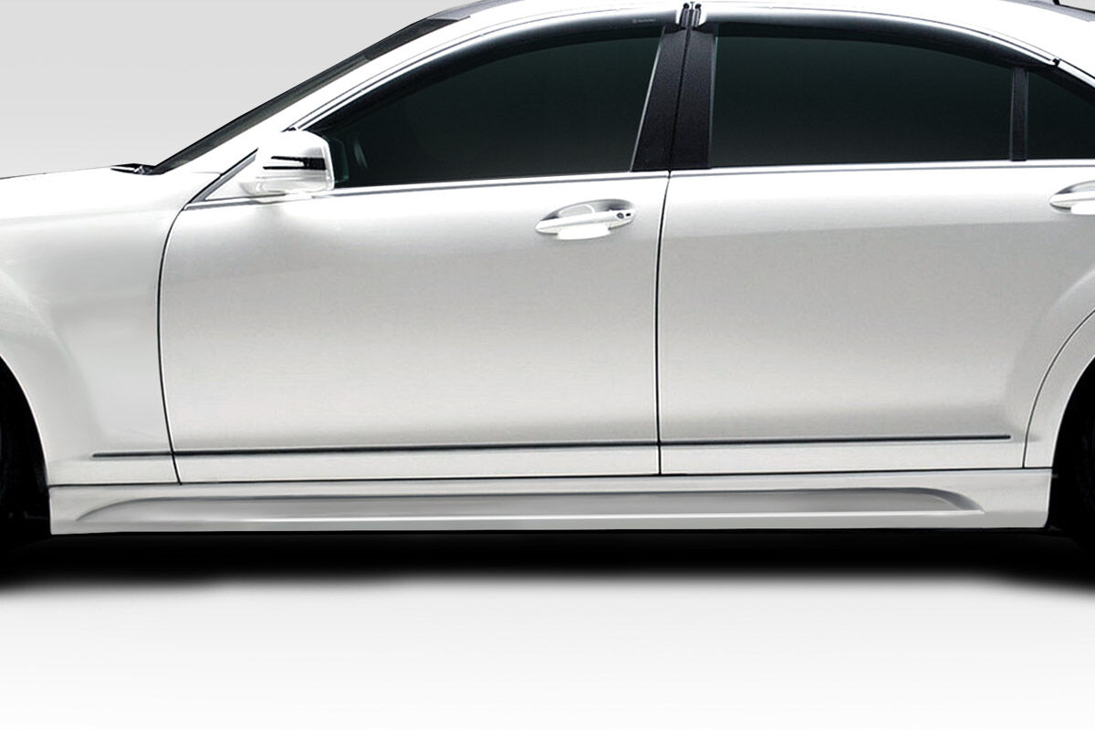 Duraflex Eros Version 3 Style Fiberglass/FRP Side Skirts for 2007-2013 Mercedes S Class - 112070