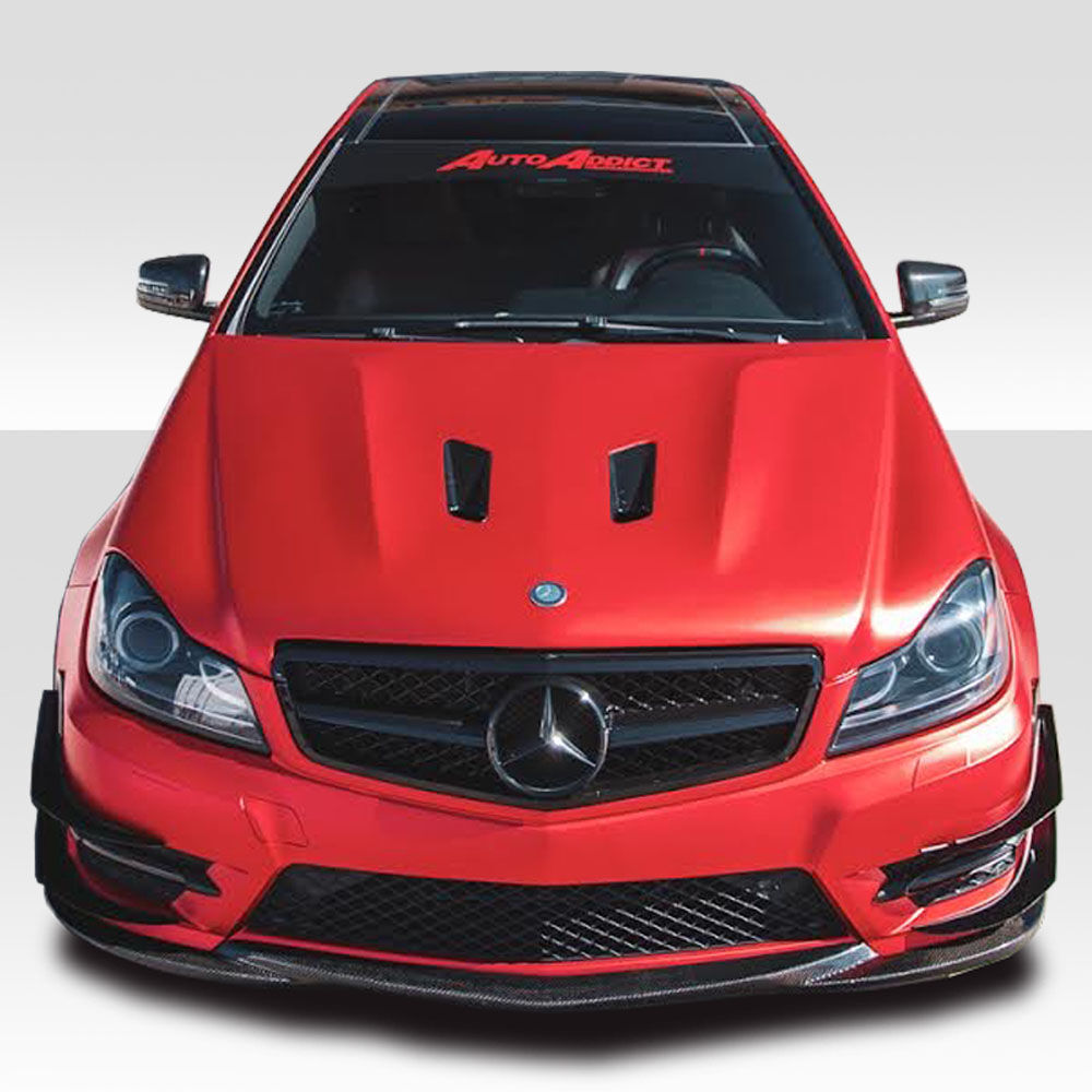 2012-2014 Mercedes C Class W204 Duraflex Black Series Look Hood - 1PC - 112200