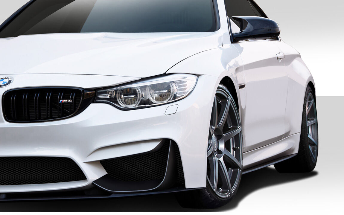 2014-2016 BMW M3 F80 / F82 - F83 M4 Duraflex M Performance Look Front Add Ons -