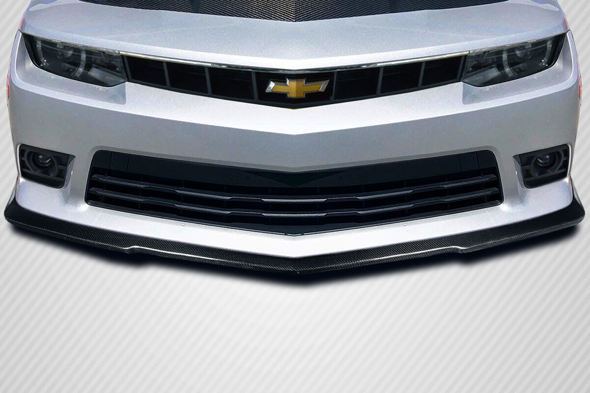 Carbon Creations GMX Style Carbon Fiber Front Bumper Lip/Add On for 2014-2015 Chevrolet Camaro - 112230