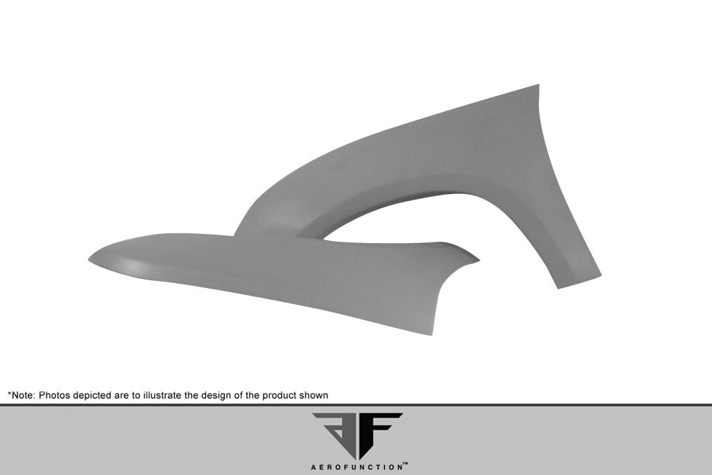 2008-2015 Lexus LX570 AF-1 Wide Body Front Fenders ( GFK ) - 2 Piece - Clearance Item