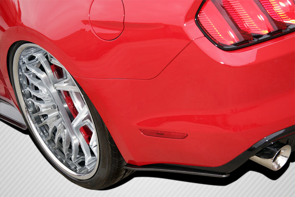 2015-2017 Ford Mustang Carbon Fiber GT Concept Rear Add Ons - 2 Piece - 112316