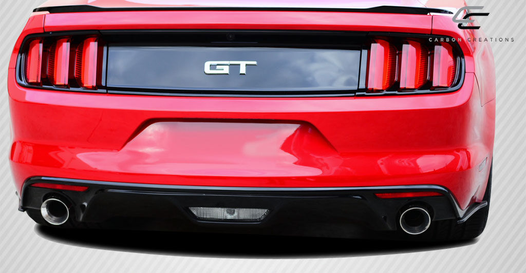 2015-2017 Ford Mustang Carbon Creations GT Concept Rear Add Ons Spat Extensions - 2 Piece (S) (Clearance Item)