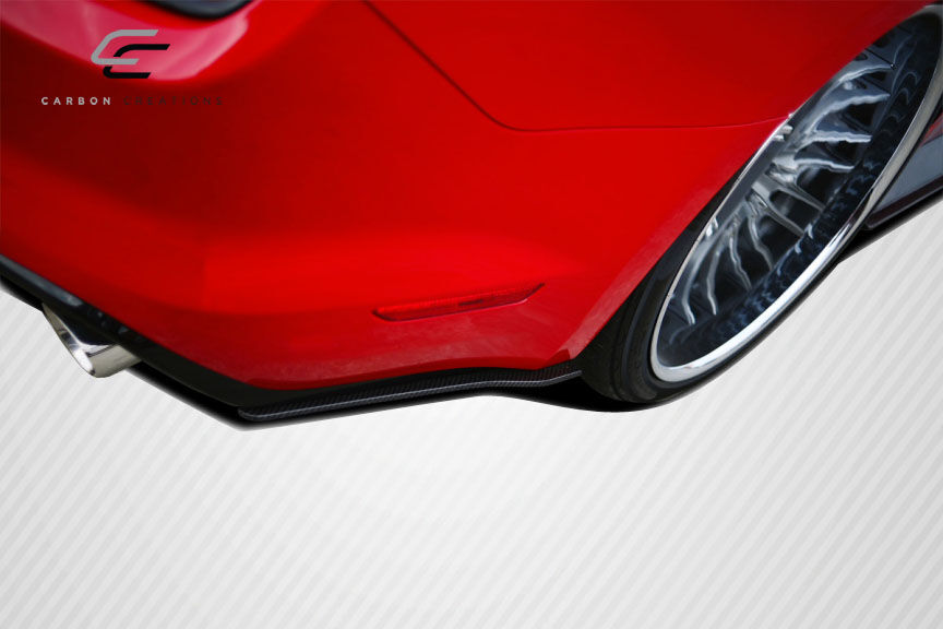 2015-2017 Ford Mustang Carbon Creations GT Concept Rear Add Ons Spat Extensions - 2 Piece (S) (Clearance Item)