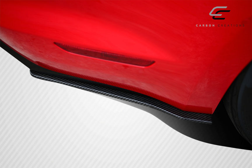 2015-2017 Ford Mustang Carbon Creations GT Concept Rear Add Ons Spat Extensions - 2 Piece (S) (Clearance Item)