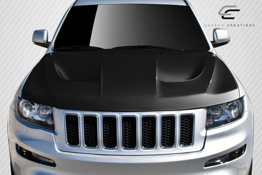 2011-2021 Jeep Grand Cherokee Carbon Creations SRT8 Look Hood - 1 Piece