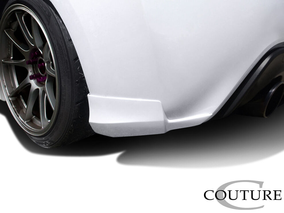 2013-2020 Scion FR-S Toyota 86 / Subaru BRZ Couture Polyurethane Vortex Rear Add Ons Spat Extensions - 2 Piece - Clearance Item