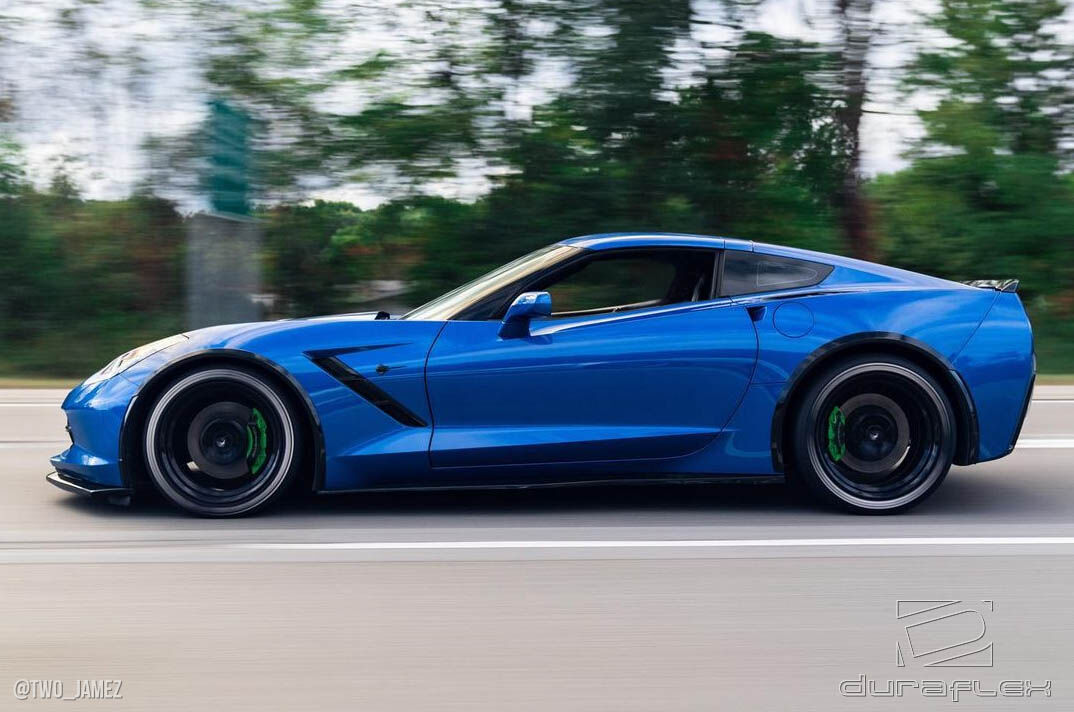 2014-2019 Chevrolet Corvette C7 Duraflex ZR-C Fender Flares - 4 Piece