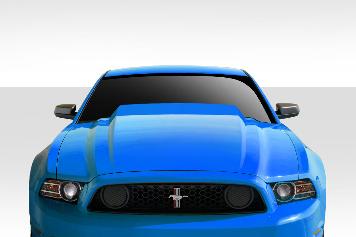 2013-2014 Ford Mustang / 2010-2014 Mustang GT500 Duraflex 4" Cowl Hood - 1PC - 1