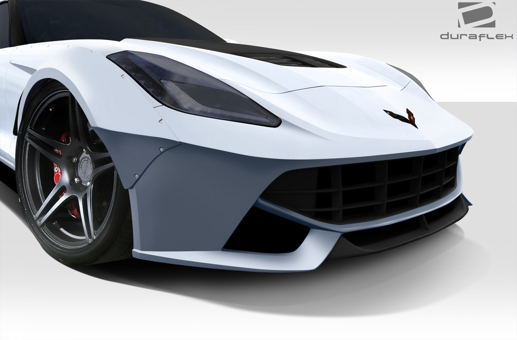 2014-2019 Chevrolet Corvette C7 Duraflex Gran Veloce Front Bumper - 1 Piece