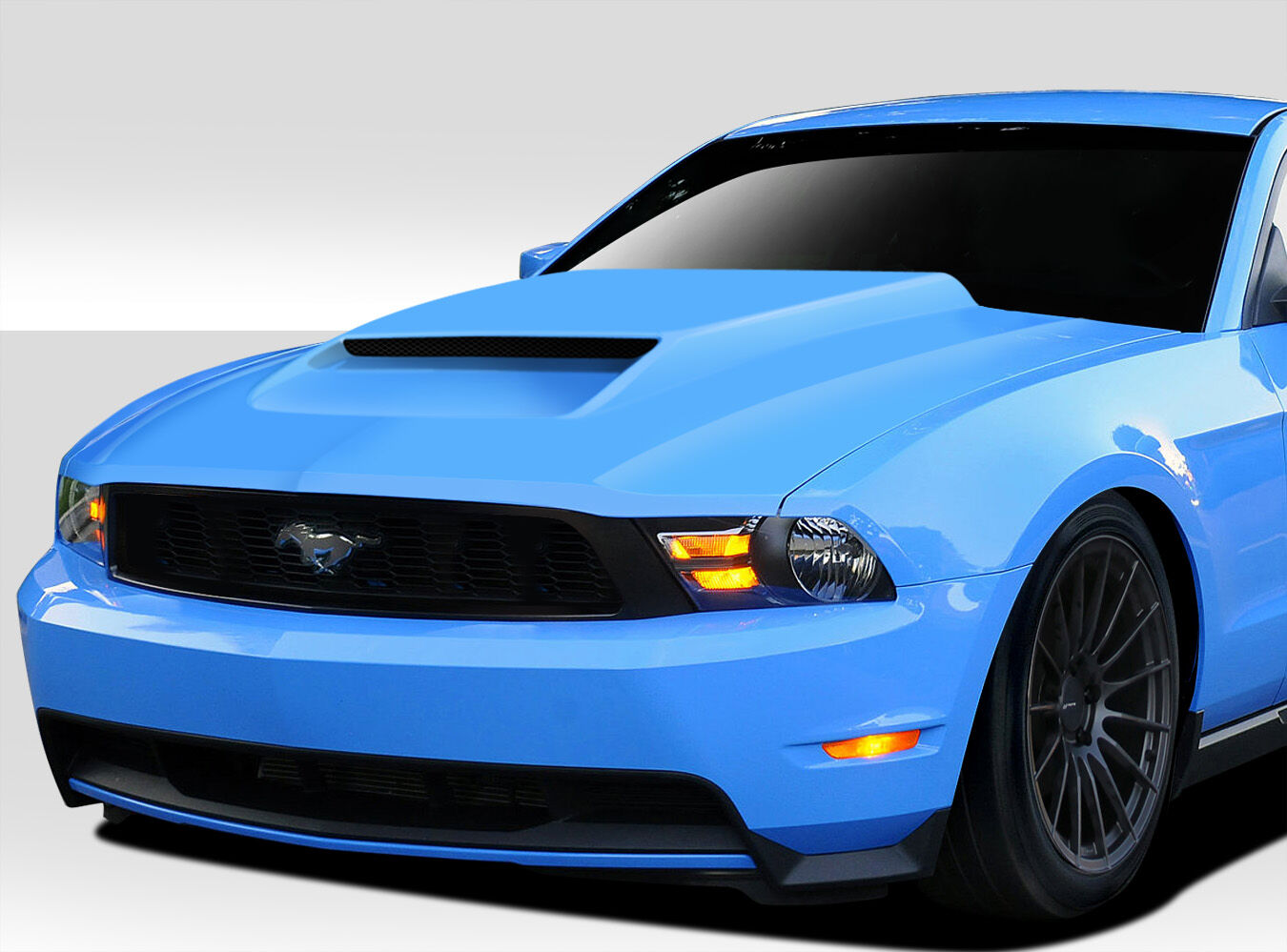 2010-2012 Ford Mustang Duraflex CV-X Version 8 Hood - 1PC - 112455