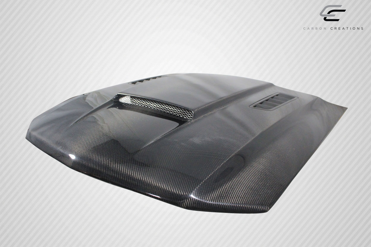 2010-2012 Ford Mustang Carbon Creations CVX Version 3 Hood - 1 Piece