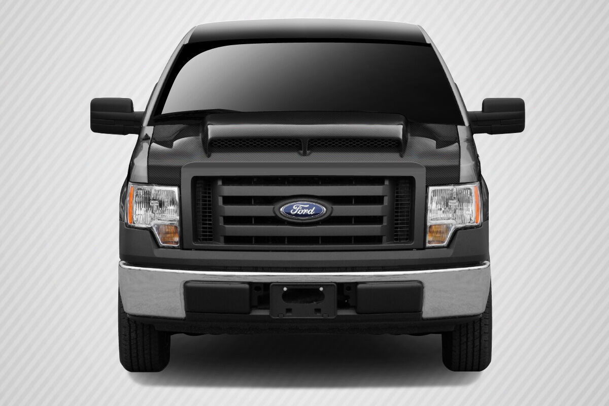 2009-2014 Ford F-150 Carbon Fiber GT500 Hood - 1 Piece - 112478