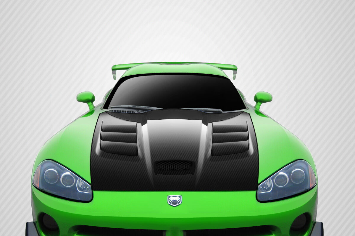 2003-2009 Dodge Viper Carbon Fiber ACR Look Hood - 1 Piece - 112479