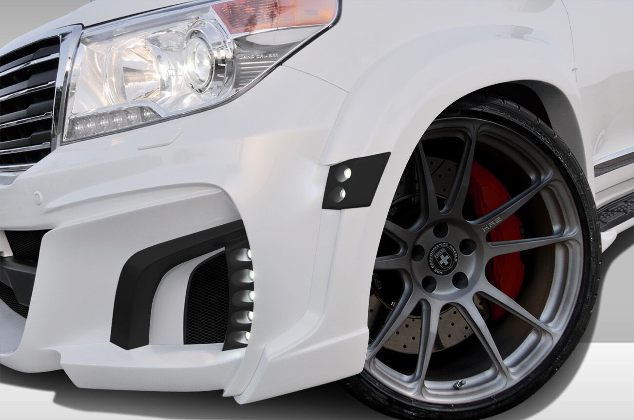 2013-2015 Toyota Land Cruiser Eros Version 1 Wide Body Front Fender Flares - 2PC