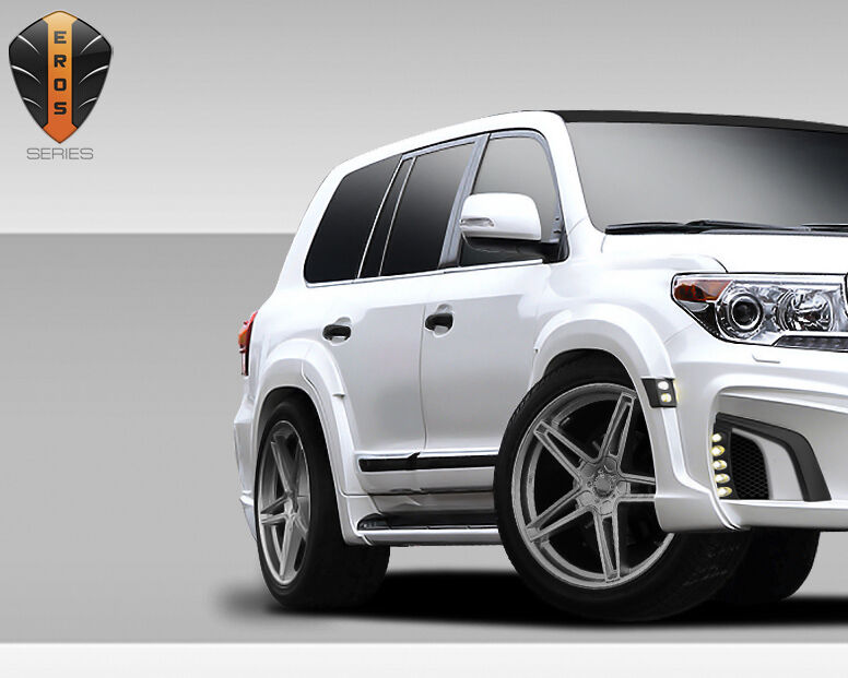2013-2015 Toyota Land Cruiser Eros Version 1 Wide Body Rear Fender Flares - 4 Piece (S) (Clearance Item)