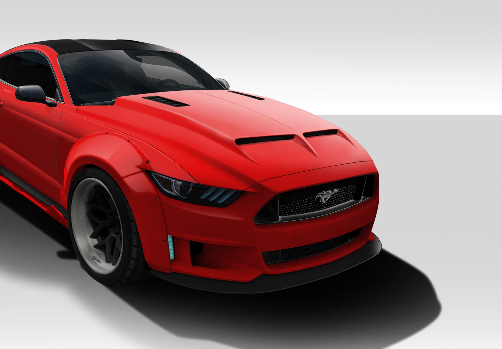 2015-2017 Ford Mustang Duraflex GT500 Hood - 1PC - 112578