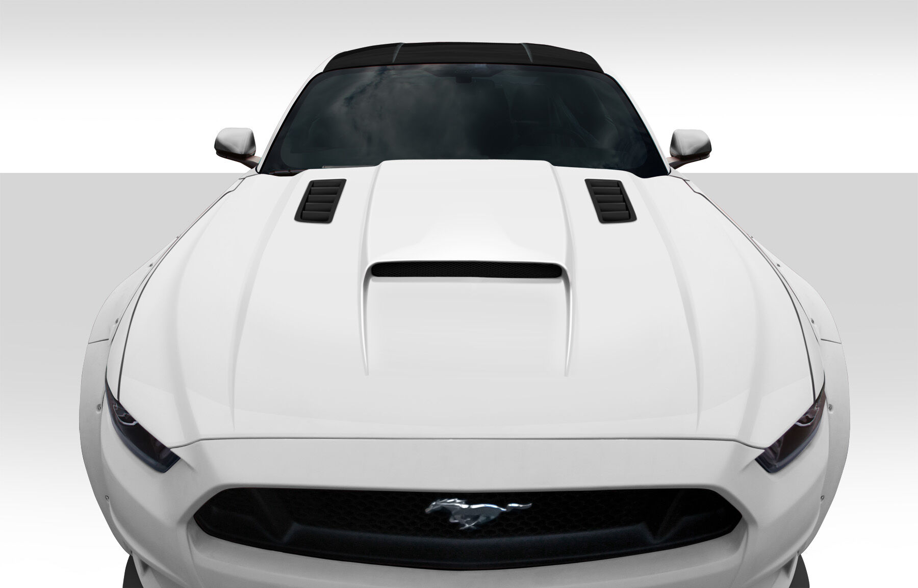 2015-2017 Ford Mustang Duraflex CVX Hood - 1PC - 112579