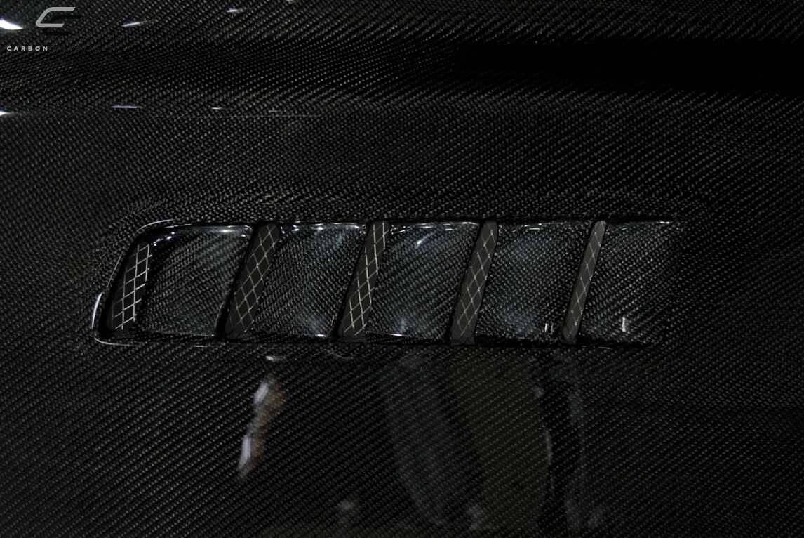 2015-2017 Ford Mustang Carbon Creations GT500 Hood - 1 Piece