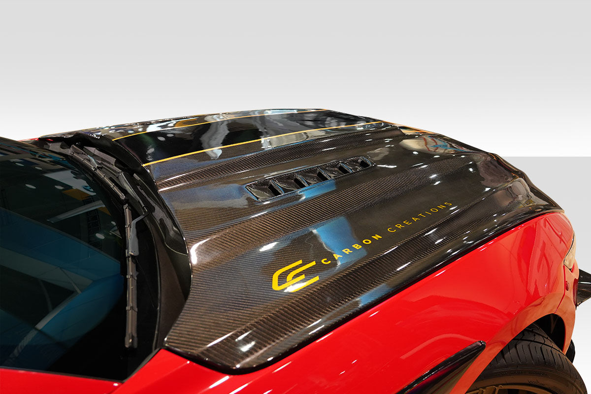 2015-2017 Ford Mustang Carbon Creations CVX Hood - 1 Piece