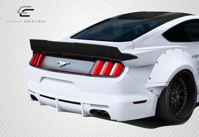 2015-2023 Ford Mustang Carbon Creations Grid Rear Wing Spoiler - 3 Piece