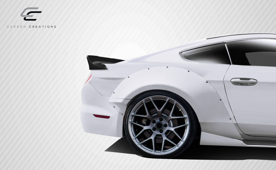 2015-2023 Ford Mustang Carbon Creations Grid Rear Wing Spoiler - 3 Piece