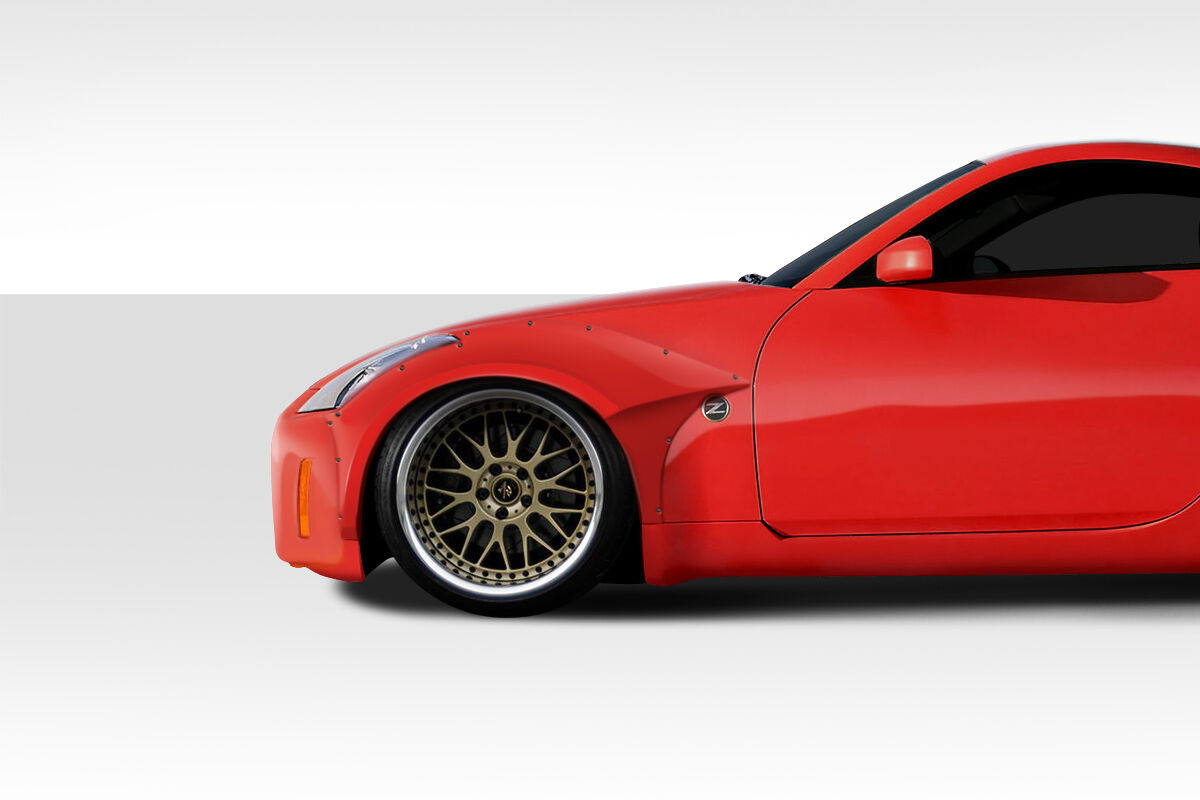 2003-2008 Nissan 350Z Z33 Duraflex Circuit Fender Flares Kit - 4 Piece