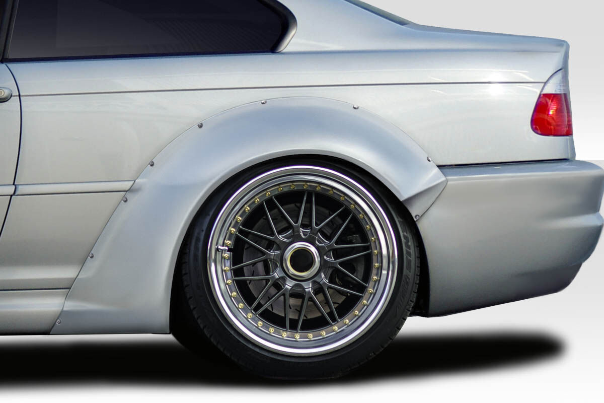 2001-2006 BMW M3 E46 Duraflex Circuit 50mm Rear Fender Flares 2PC - 112628