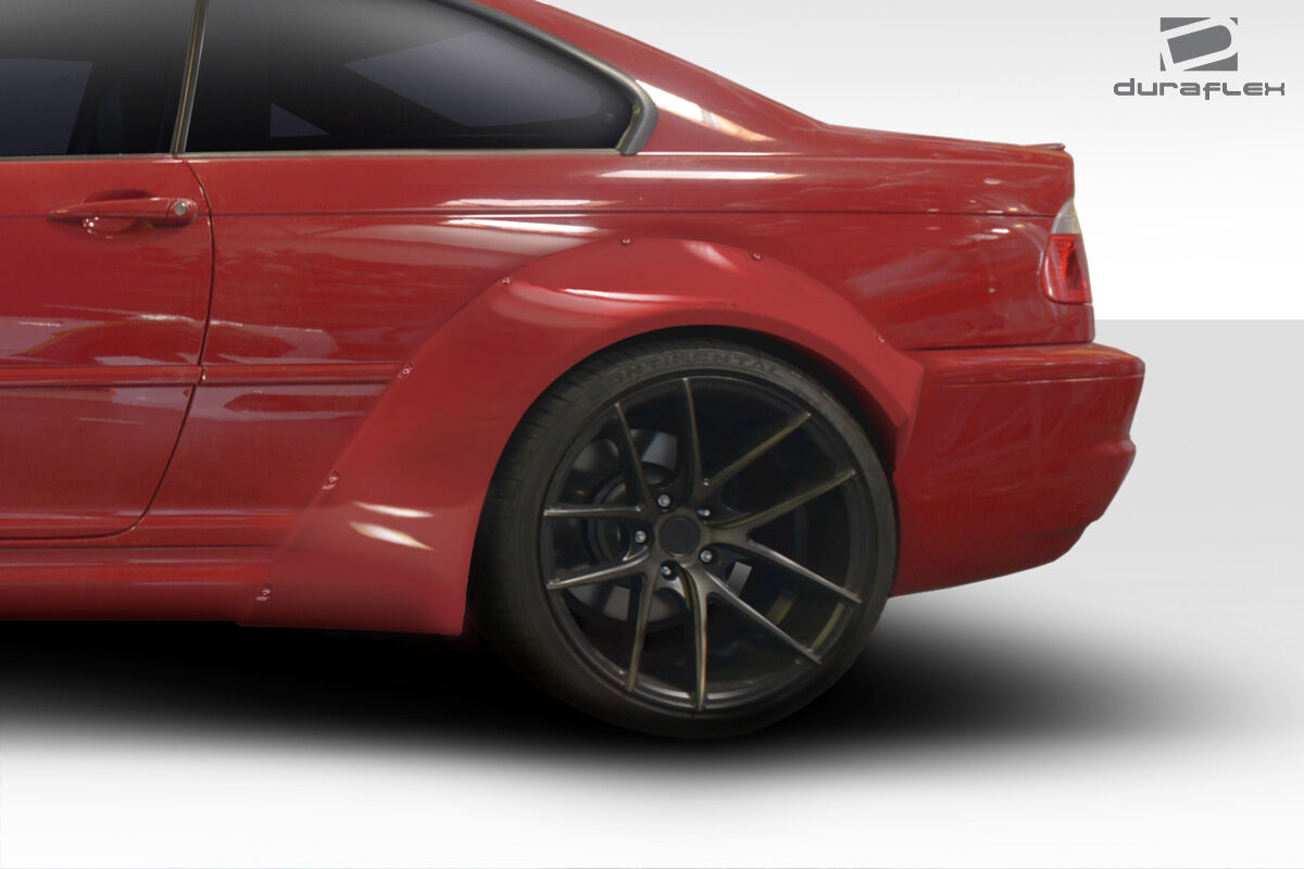2001-2006 BMW M3 E46 Duraflex Circuit 50mm Fender Flares Kit - 4 Piece