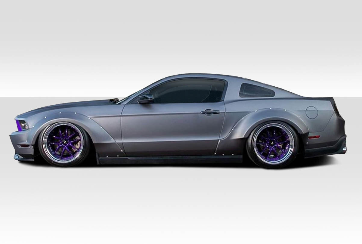 2010-2014 Ford Mustang Duraflex Circuit Wide Body Kit 4PC - 112634
