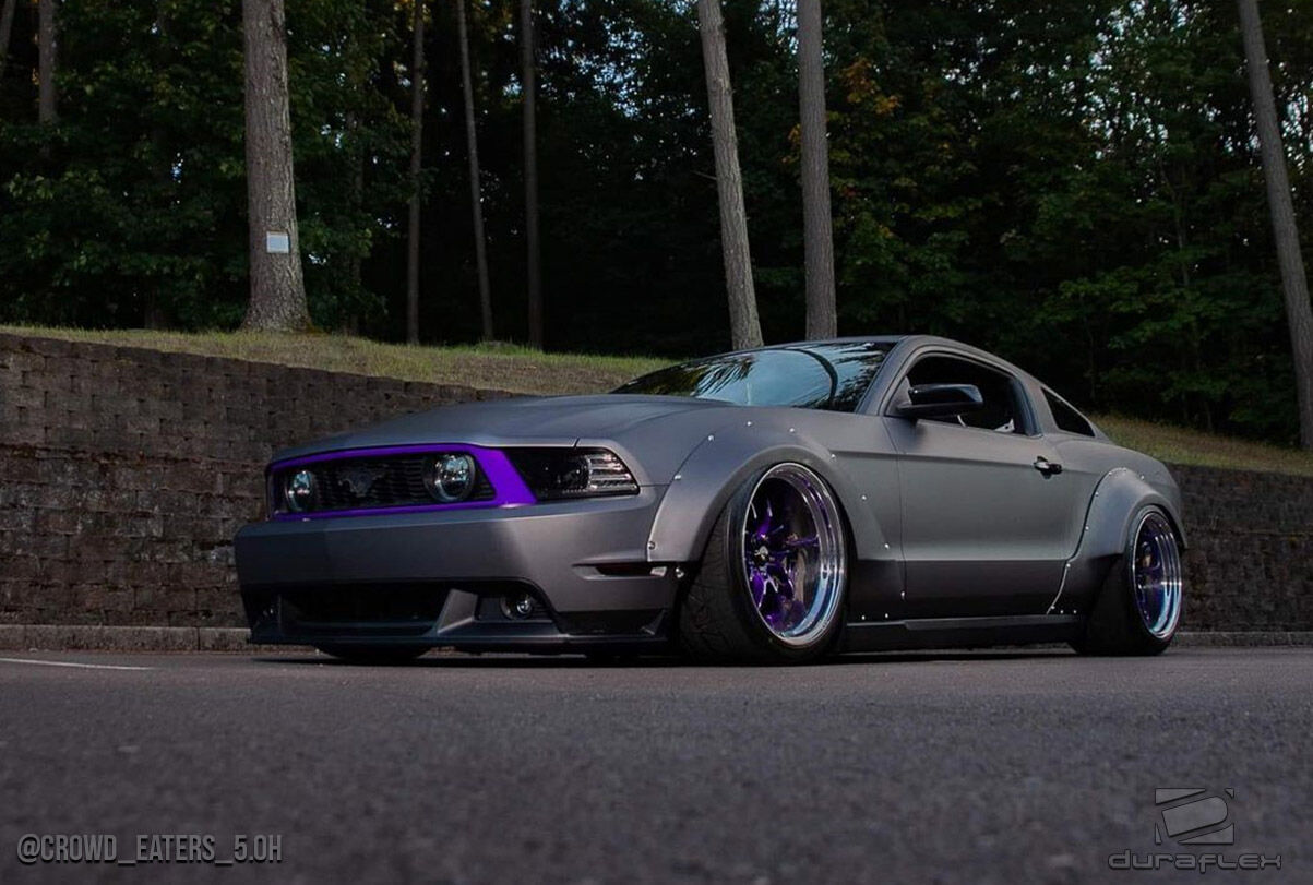 2010-2014 Ford Mustang Duraflex Circuit Wide Body Kit - 4 Piece